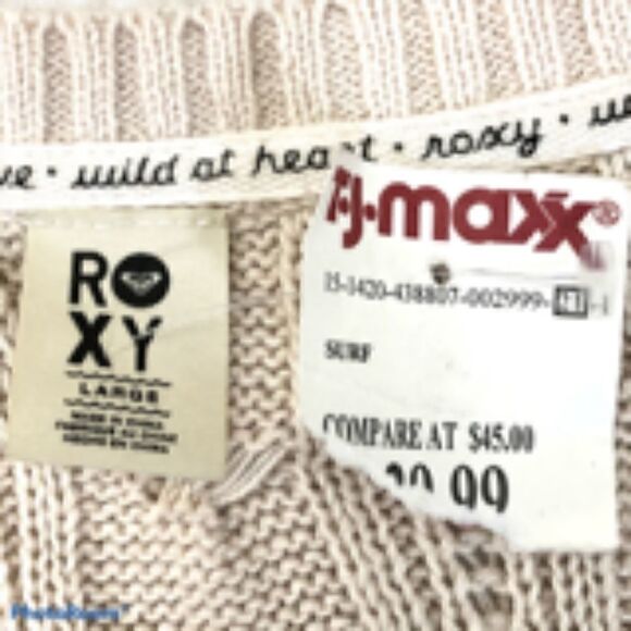 Roxy Bodycon Long Sleeved Sweater Dress. Size L. - Picture 6 of 8